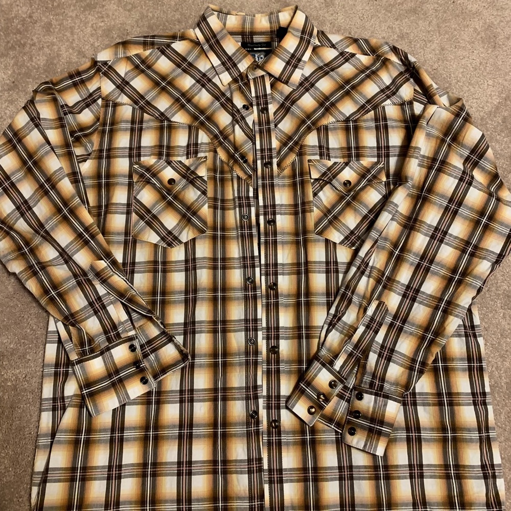 Resistol University Western Pearl Snap Shirt